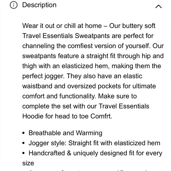 Comfrt Sweatpants Joggers - Picture 8 of 8